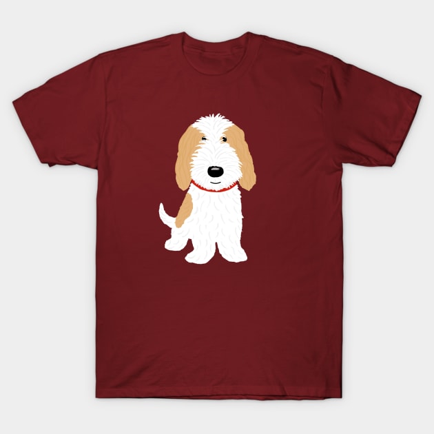 Cute Cartoon Dog | Petit Basset Griffon Vendeen | PBGV T-Shirt by Coffee Squirrel